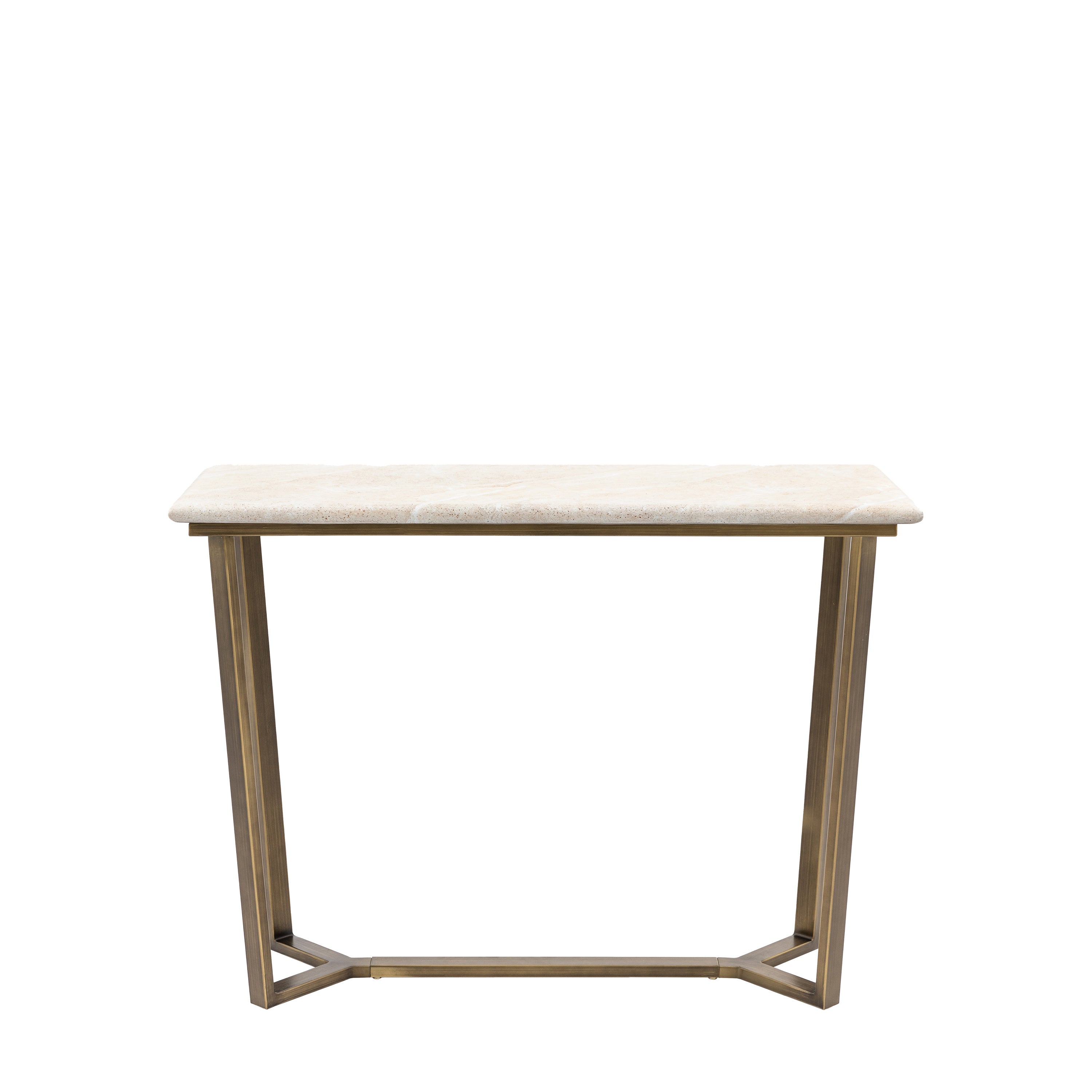 Annecy Bronze & White Concrete Console Table